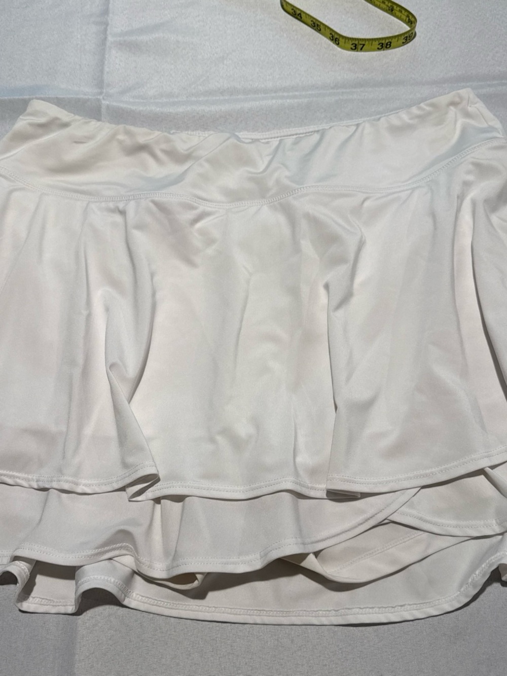 Baleaf White Women's Layered Athletic Skort